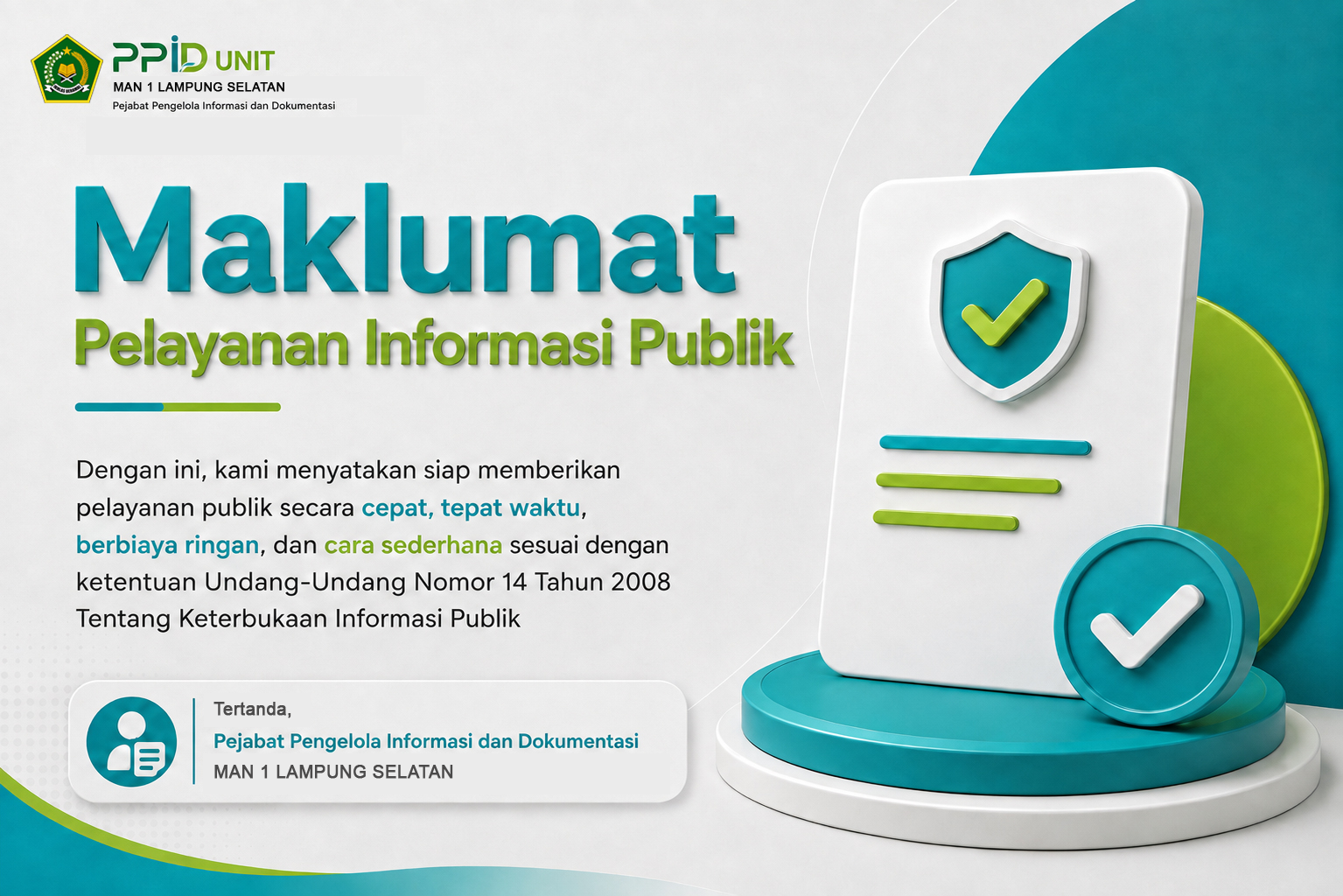 Maklumat Pelayanan