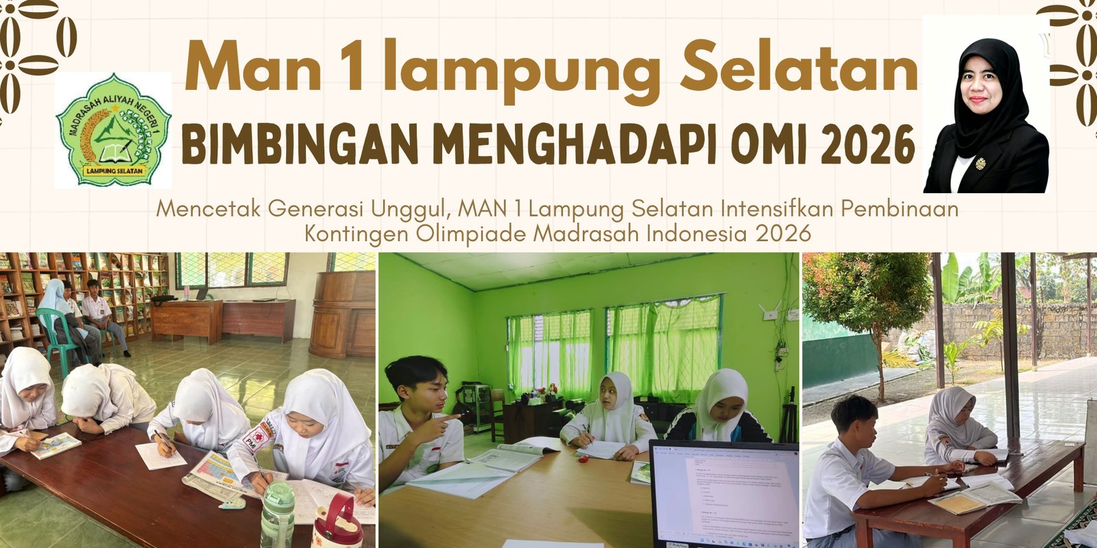 Mencetak Generasi Unggul, MAN 1 Lampung Selatan Intensifkan Pembinaan Kontingen Olimpiade Madrasah Indonesia 2026