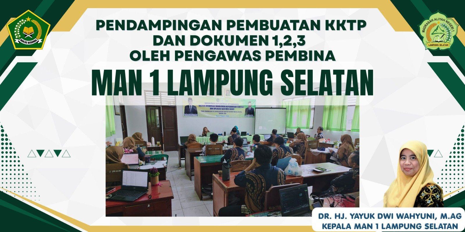 Mantapkan Kesiapan Pembelajaran, MAN 1 Lampung Selatan Gelar Pendampingan Pembuatan KKTP dan Dokumen Kurikulum